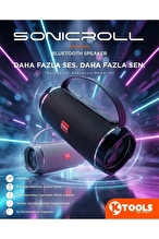 KTools Sonicroll Bluetooth Hoparlör Siyah