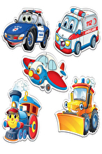 Baby Puzzle Sevimli Araçlar