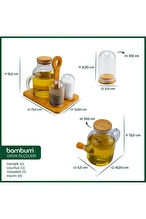 Bambum Fiora Yağlık Sirkelik Tuzluk Biberlik B6303