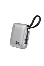 Bix 10.000 mAh Powerbank Gümüş PB119