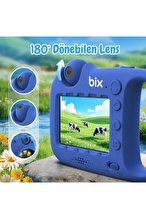 Bix Kids W1 3'ü 1 Arada Dijital Mikroskop Çocuk Kamera Pembe