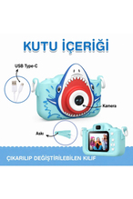Bix Kids X2HD Dijital Çocuk Kamerası Köpek Balığı