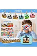 Bix Kids X2HD Dijital Çocuk Kamerası Köpek Balığı