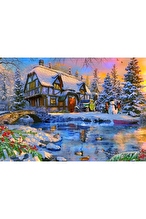 KS Puzzle Old Winter Cottage 2000 Parça