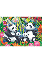 Ks Games Puzzle The Panda Family 24 Parça