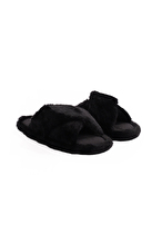 Twigy Çapraz Peluş Kadın Terlik CC0181
