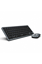 Inca Ibk-572Bt Dual Mod Bluetooth + 2.4G Rechargeable Smart Keyboard Mouse Set