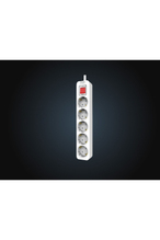 Inca IPW-44GB 5 port Akım Korumalı Led Tuşlu Priz 1.5M - Beyaz
