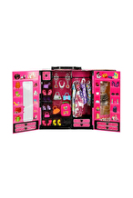 Beauty Fashion Star Bebeğim ve Çantalı Elbise Gardrobu