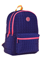 Kaukko Quilted Sırt Çantası (Navy Blue)