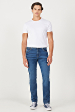 Wrangler Texas Slim Erkek Kot Pantolon W12S057XT