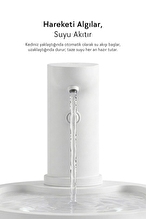 Zampa Oval Pet Otomatik Su Pınarı(Bataryalı) - Beyaz