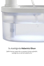 Zampa Oval Pet Otomatik Su Pınarı(Bataryalı) - Beyaz