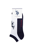 U.S. Polo Assn. Erkek 2'li Patik Çorap TAMAS-IY23.VR013