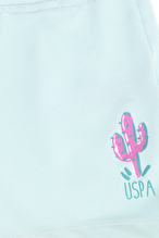 U.S Polo Assn. Kız Çocuk Bermuda G084SZ0OS.000.1655610.VR083