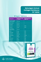 Naturagen Kolajen Immun Sambucus(Karamürver)- 30 Tablet - Immune Assist
