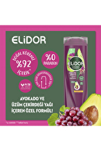 Elidor Satura Avakado Üzüm Çekirdeği Yağı Şampuan 400 ml
