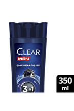 Clear Men Arındırıcı Kömür 3in1 Şampuan 350 ml