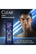 Clear Men Arındırıcı Kömür 3in1 Şampuan 350 ml