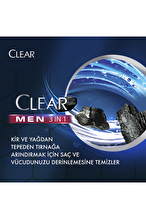 Clear Men Arındırıcı Kömür 3in1 Şampuan 350 ml