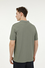 Lumberjack Erkek Polo Yaka Tişört BASIC CT953 HAKİ