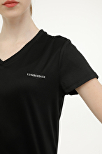 Lumberjack Kadın Tişört BASIC CT127 SİYAH