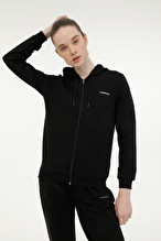 Lumberjack Kadın Sweatshirt BASIC SN77 SİYAH