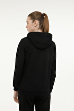 Lumberjack Kadın Sweatshirt BASIC SN77 SİYAH