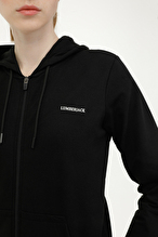 Lumberjack Kadın Sweatshirt BASIC SN77 SİYAH