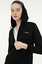 Lumberjack Kadın Sweatshirt BASIC SN77 SİYAH