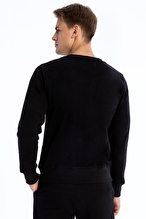 New Balance Erkek Sweatshirt MTC1105-BK