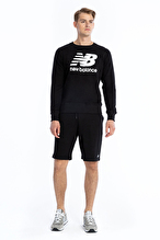 New Balance Erkek Sweatshirt MTC1105-BK