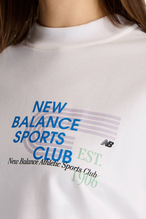 New Balance Kadın Sweatshirt WNC1502-WT