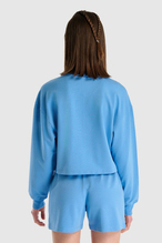New Balance Kadın Sweatshirt WNC1502-BLU
