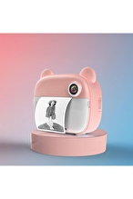 Torima Baskılı Çocuk Fotoğraf Makinesi CMR14 Pembe