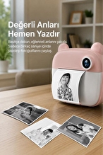 Torima Baskılı Çocuk Fotoğraf Makinesi CMR14 Pembe