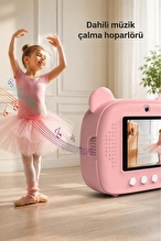 Torima Baskılı Çocuk Fotoğraf Makinesi CMR14 Pembe