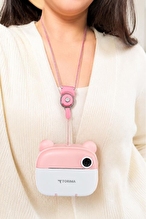 Torima Baskılı Çocuk Fotoğraf Makinesi CMR14 Pembe