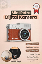 Torima Mini Dijital Fotoğraf Makinesi Kahverengi TRM-CMR35