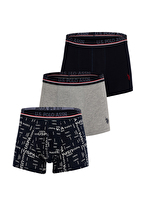 U.S. Polo Assn. Erkek 3'lü Boxer 3BMDGLL23K.VR033