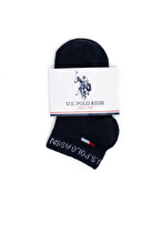 U.S. Polo Assn. Erkek Çocuk 5'li Patik Çorap EC02LACI