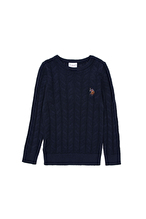 U.S. Polo Assn Erkek Çocuk Triko Kazak 1921096.VR033