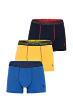 U.S. Polo Assn. Erkek 3'lü Boxer 3BDZLSS24K.VR044