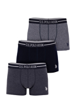 U.S. Polo Assn. Erkek 3'lü Boxer 3BDZK24LLL.VR033