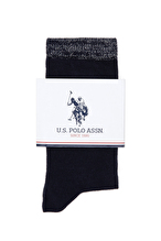 U.S.Polo Assn. Kız Çocuk 5'li Çorap SIMSSK-24.LACI