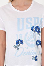 U.S. Polo Assn. Kadın Tişört 2104010.VR013