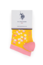U.S.Polo Assn. Kız Çocuk 3'lü Çorap APSO.VR094