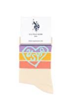 U.S. Polo Assn. Kız Çocuk 3'lü Çorap MERIT-SK25.VR041