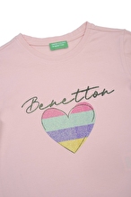United Colors Of Benetton Kız Çocuk Tişört BNT-G21579