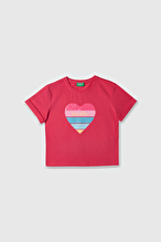 United Colors Of Benetton Kız Çocuk Tişört 17047